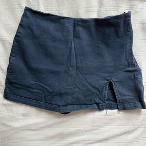 Abercrombie-like Cotton Candy Black Cotton Mini Skirt Small